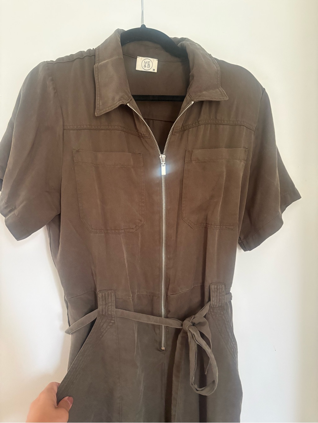 Me&B Red And Olive Green Jumpsuit — image 8 of 8